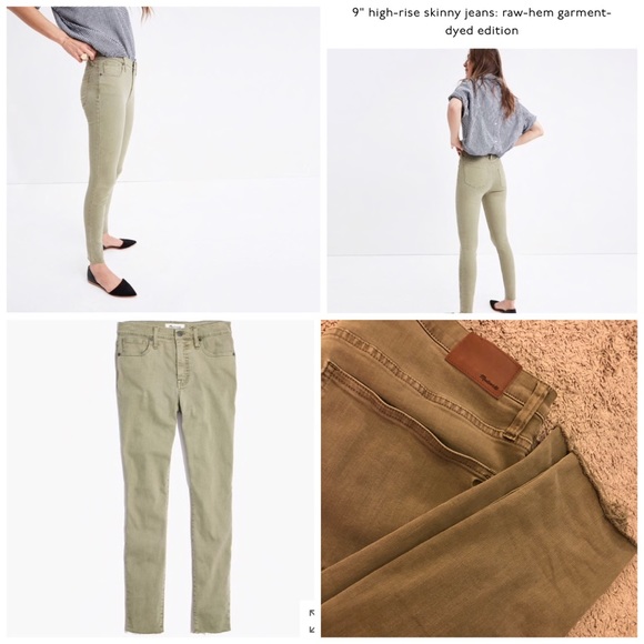 madewell garment dyed jeans